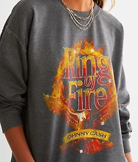Johnny Cash Ring Of Fire Band Pullover