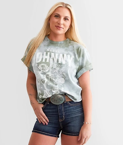 Johnny Cash Rebel Band T-Shirt