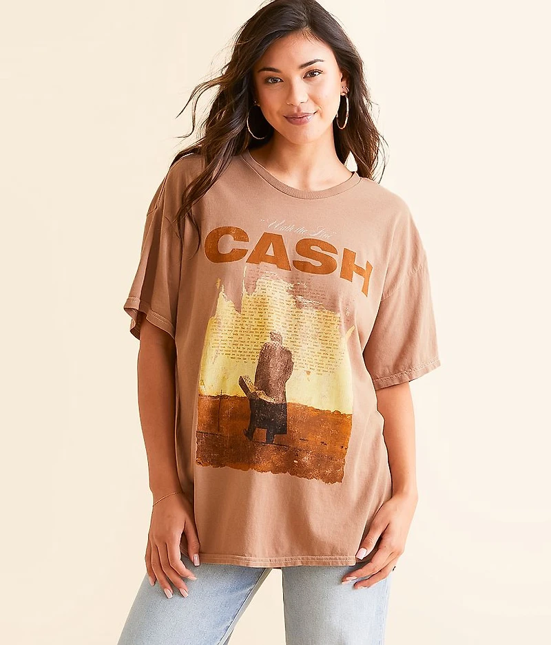 Johnny Cash Oversized Band T-Shirt