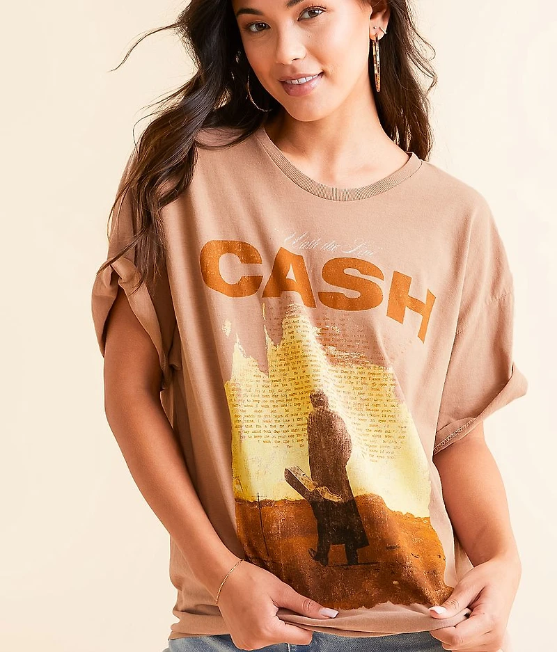 Johnny Cash Oversized Band T-Shirt
