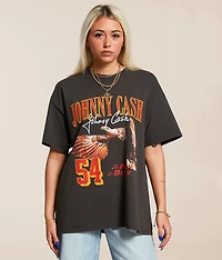Johnny Cash Ring Of Fire Band T-Shirt