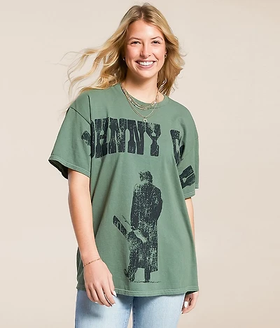 Johnny Cash Oversized Band T-Shirt
