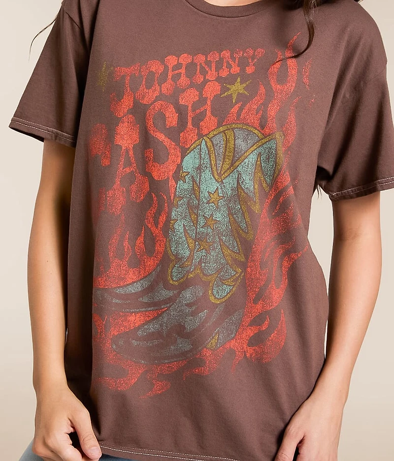 Johnny Cash Oversized Band T-Shirt