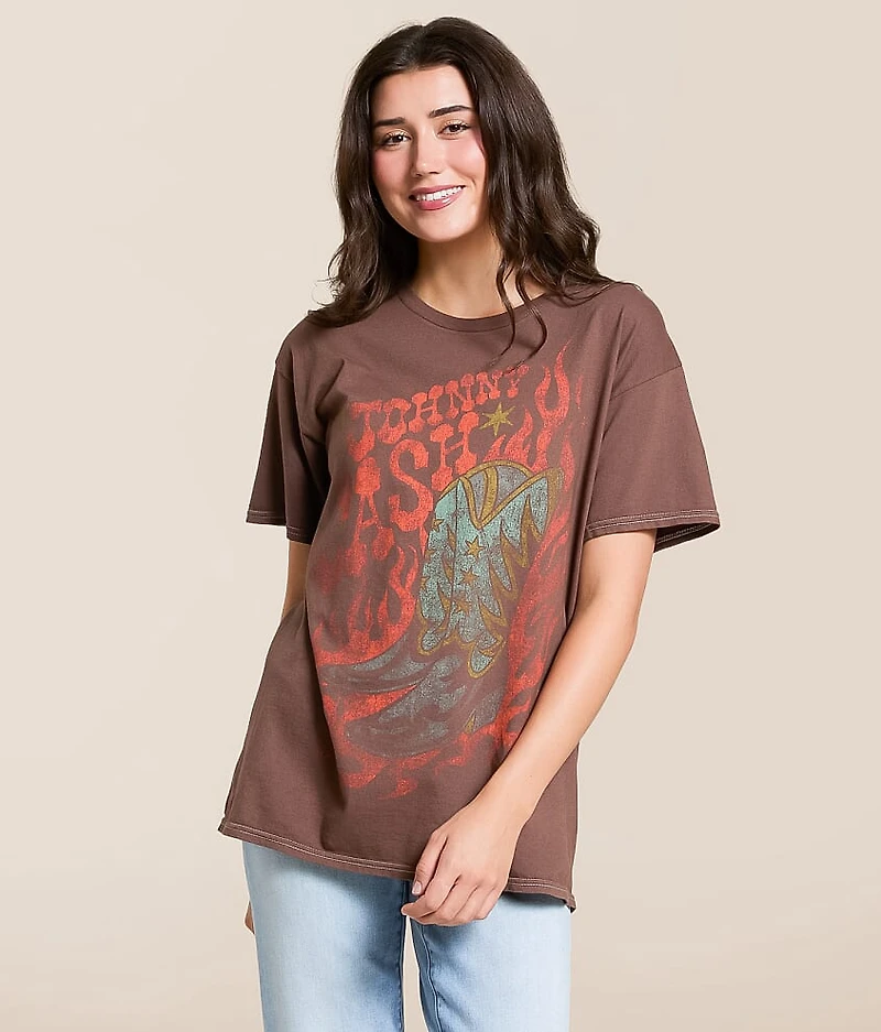Johnny Cash Oversized Band T-Shirt