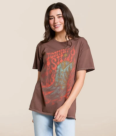 Johnny Cash Oversized Band T-Shirt