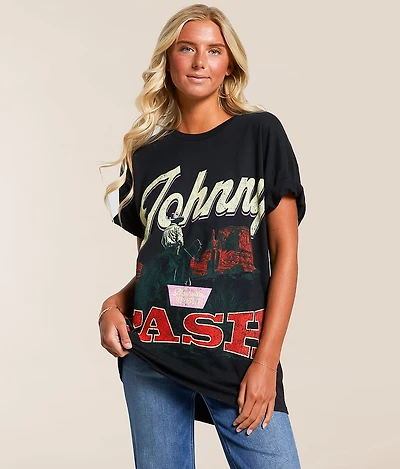 Jonny Cash On Tour Band T-Shirt