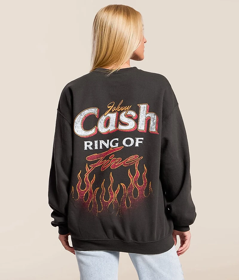 Johnny Cash Band Oversized Pullover