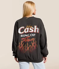 Johnny Cash Band Oversized Pullover