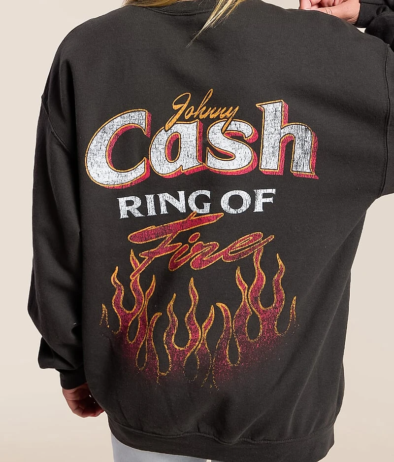Johnny Cash Band Oversized Pullover