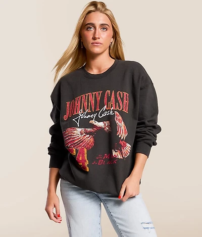 Johnny Cash Band Oversized Pullover