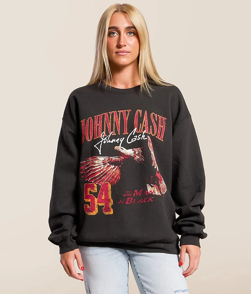 Johnny Cash Band Oversized Pullover