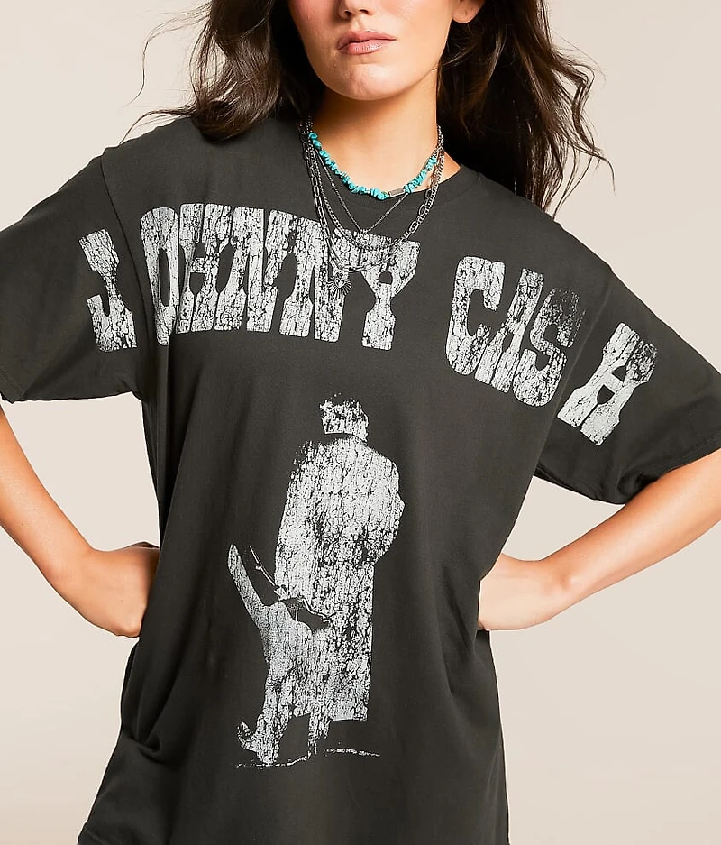 Johnny Cash Oversized Band T-Shirt