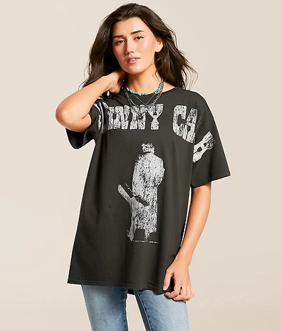 Johnny Cash Oversized Band T-Shirt