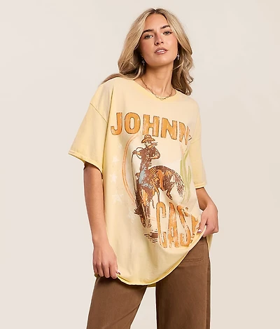 Johnny Cash Cowboy Oversized Band T-Shirt