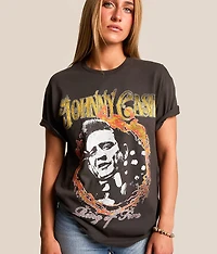 Johnny Cash Oversized Band T-Shirt