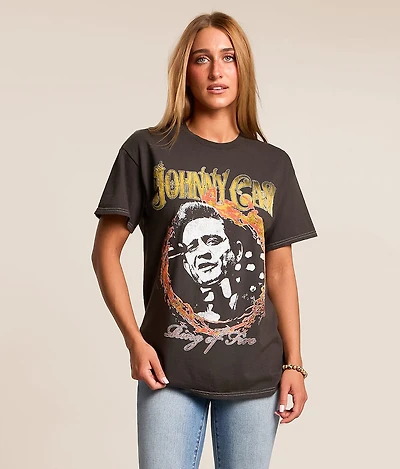 Johnny Cash Oversized Band T-Shirt
