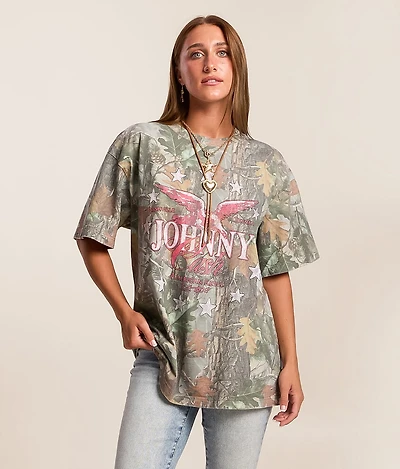 Johnny Cash Camo Band T-Shirt