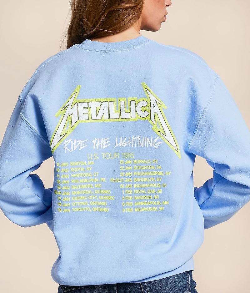 Metallica Oversized Band Pullover
