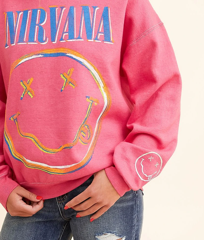 Nirvana® Smiley Face Pullover