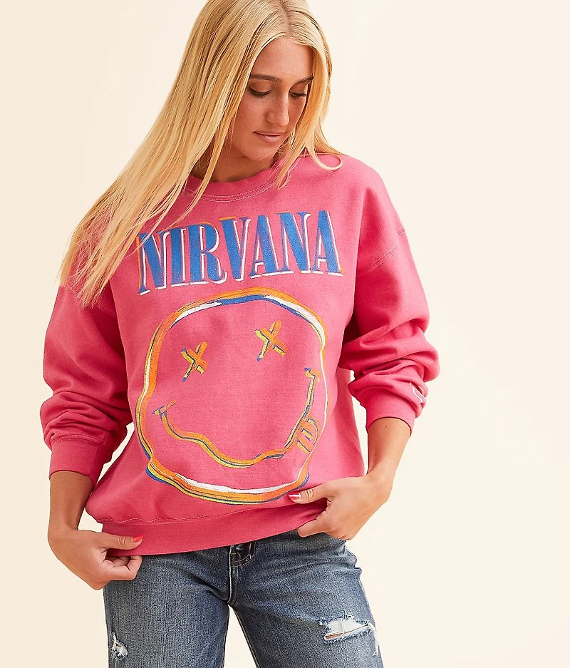 Nirvana® Smiley Face Pullover