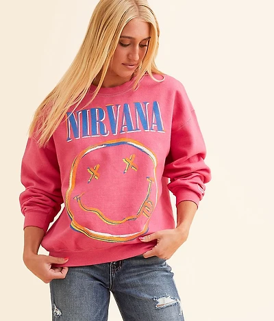Nirvana® Smiley Face Pullover