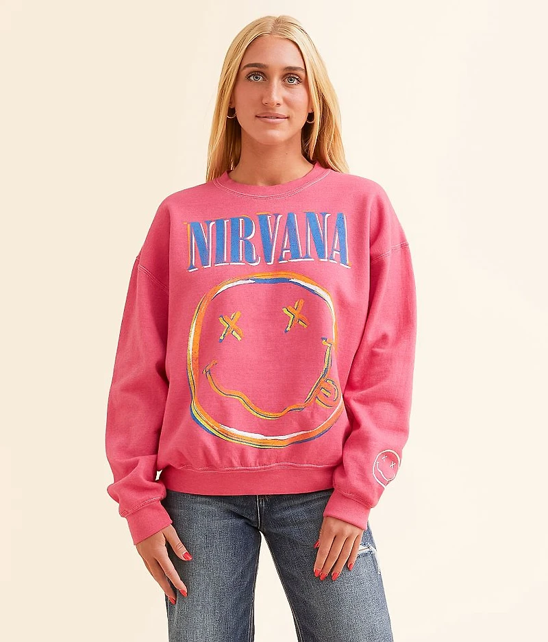 Nirvana® Smiley Face Pullover