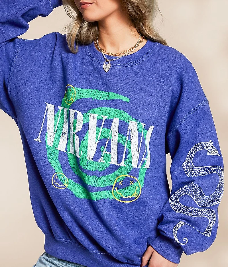 Nirvana Oversized Band Pullover