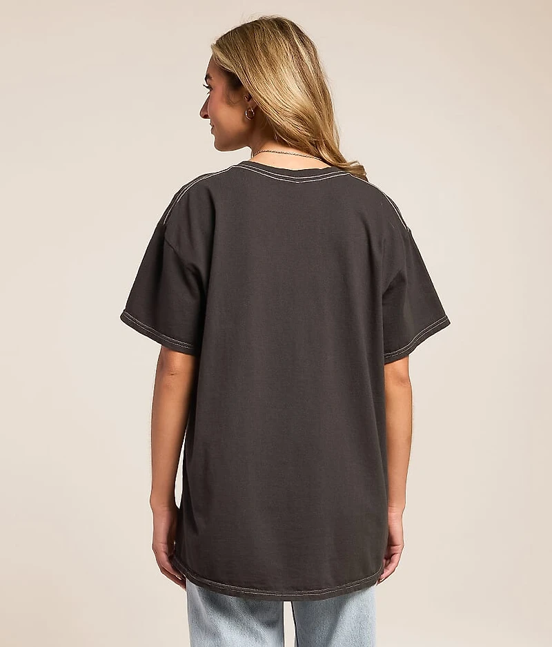 Nirvana Floral Oversized Band T-Shirt