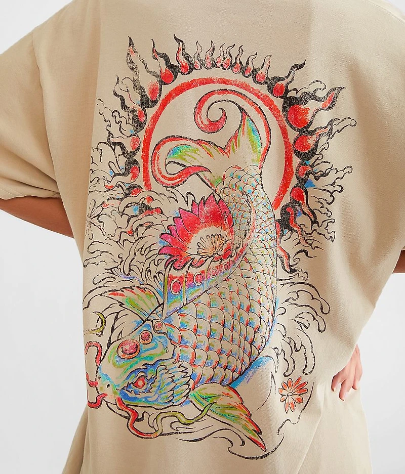 Sublime Koi Fish Oversized Band T-Shirt