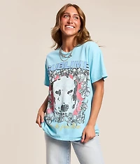 Sublime Floral Dog Oversized Band T-Shirt