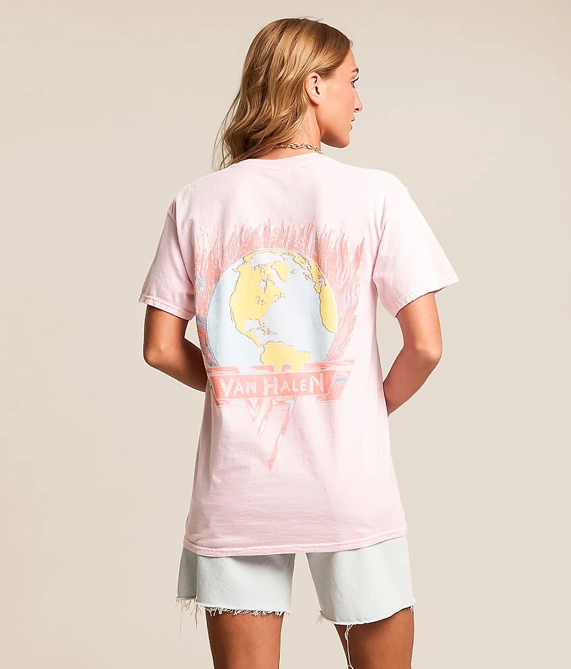 Live 1982 Van Halen Band T-Shirt