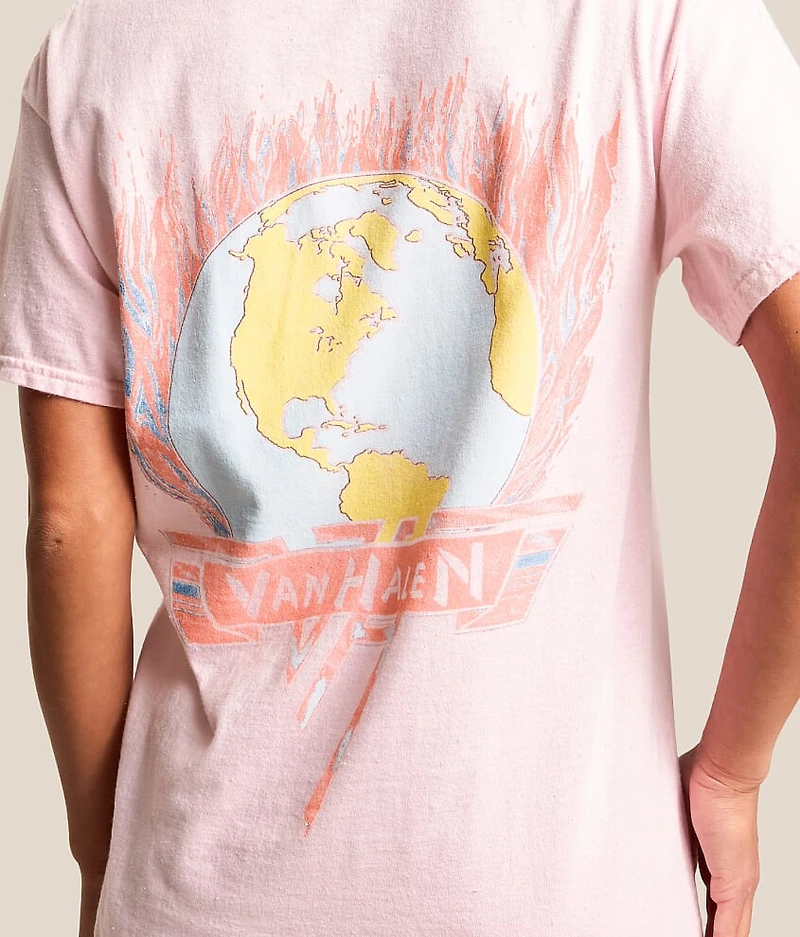 Live 1982 Van Halen Band T-Shirt