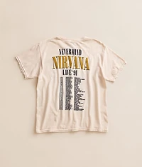 Girls - Nirvana Smiley Band T-Shirt