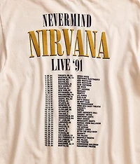 Girls - Nirvana Smiley Band T-Shirt