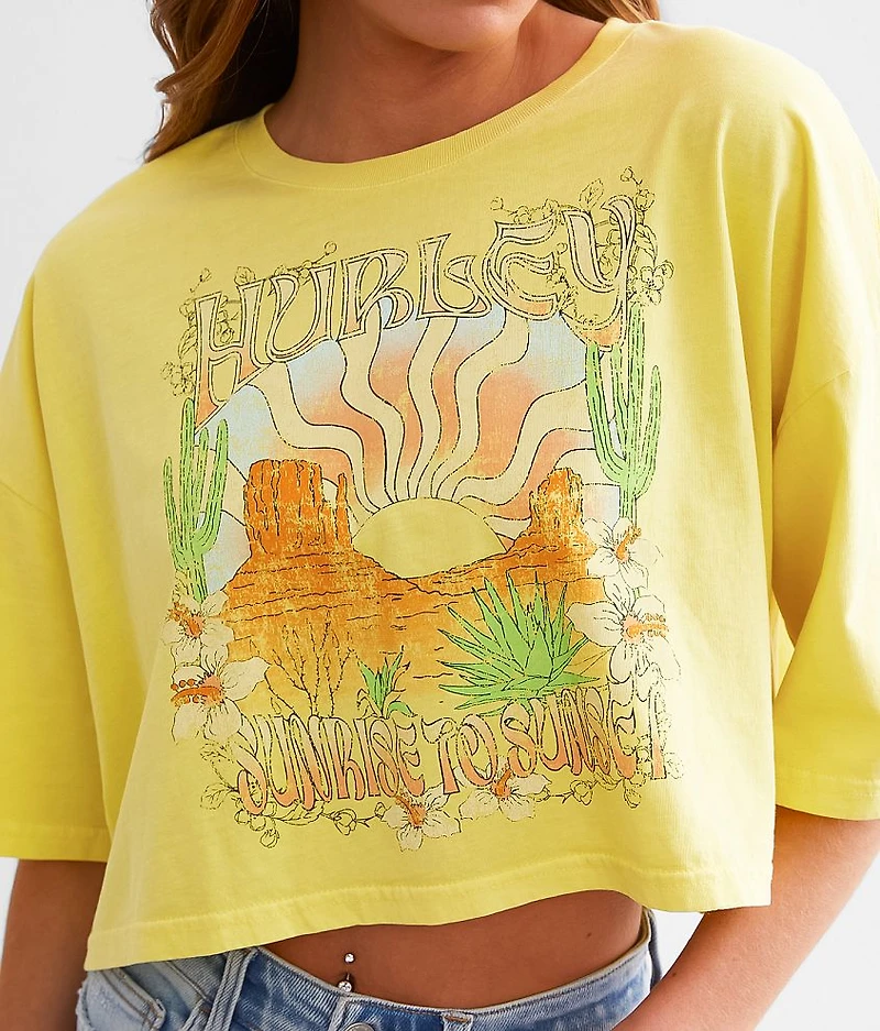 Sunrise To Sunset Cropped Boyfriend T-Shirt