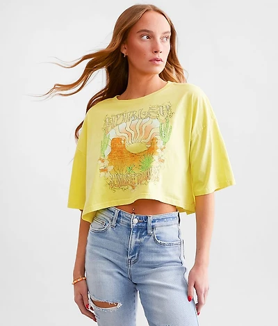 Sunrise To Sunset Cropped Boyfriend T-Shirt