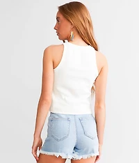 Flight To Cabo Cropped Tank Top