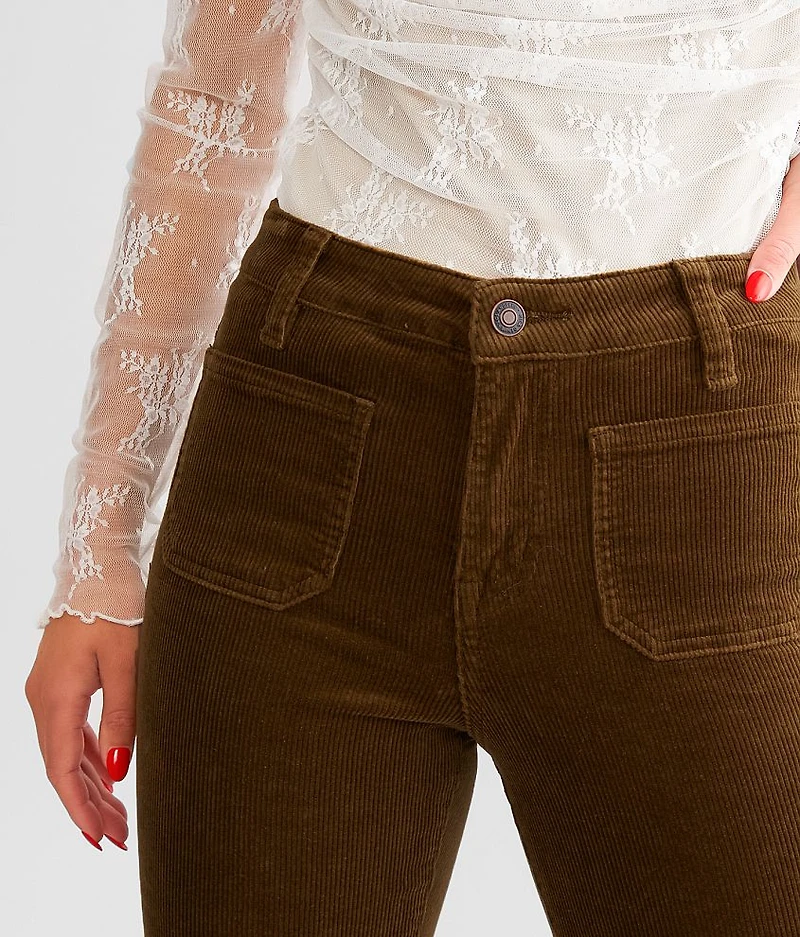 High Rise Corduroy Flare Pant