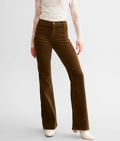 High Rise Corduroy Flare Pant