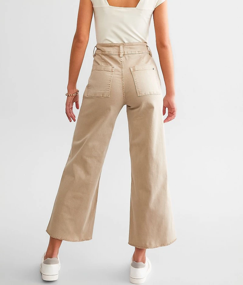 Cropped Wide Leg Pant