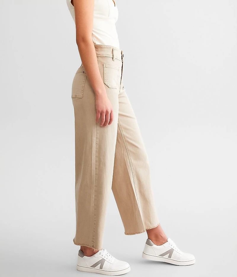 Cropped Wide Leg Pant