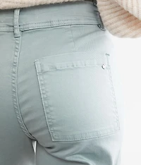 Cropped Wide Leg Stretch Pant