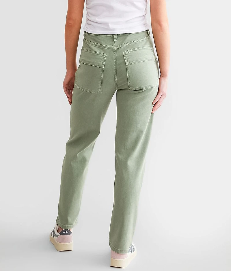 Cropped Straight Stretch Pant