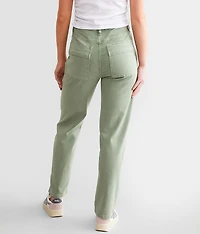 Cropped Straight Stretch Pant