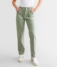 Cropped Straight Stretch Pant