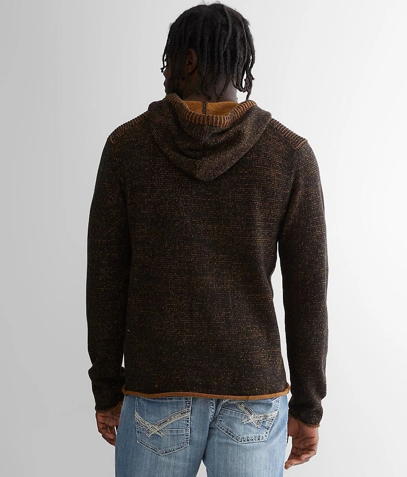 Crossover Hooded Sweater