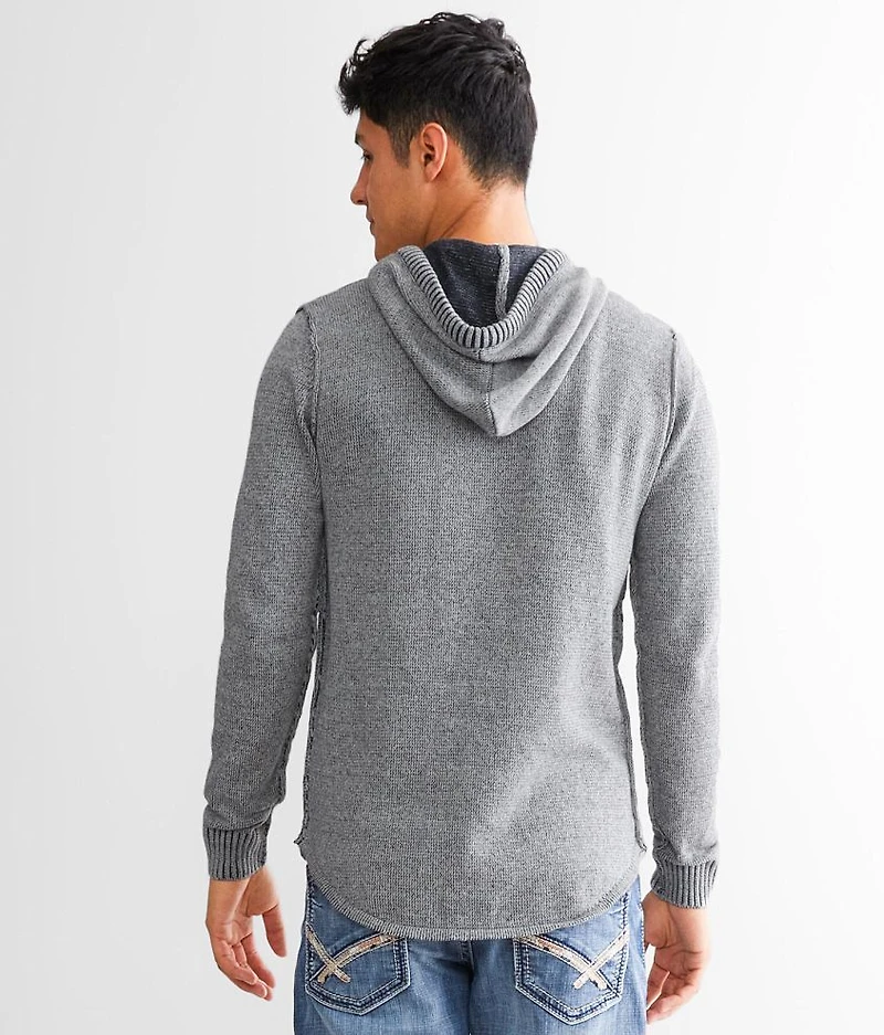 Crossover Hooded Sweater