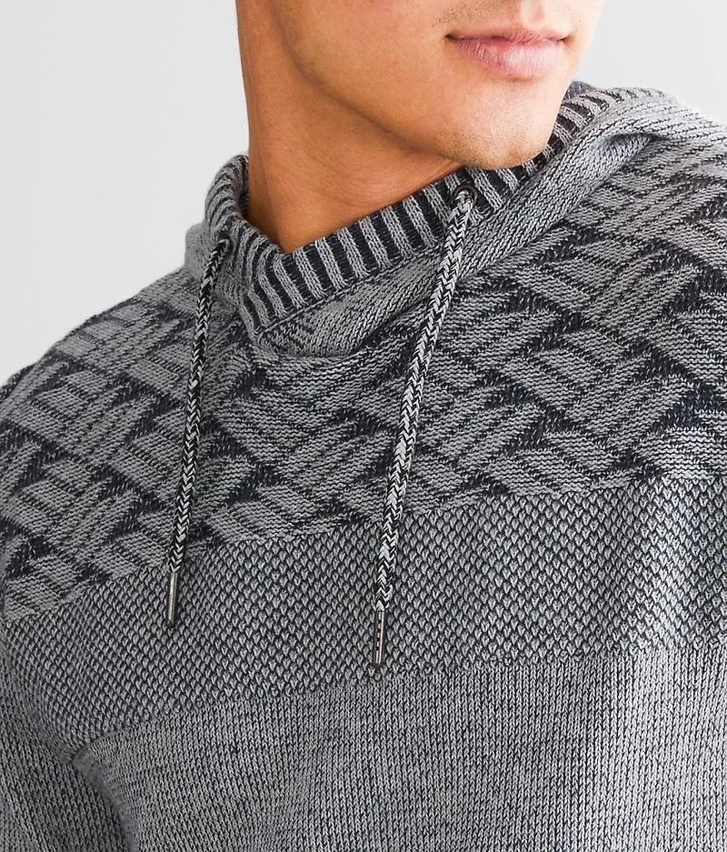 Crossover Hooded Sweater