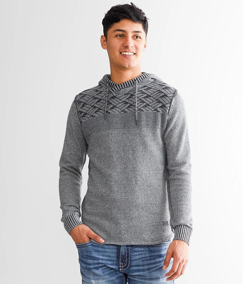 Crossover Hooded Sweater