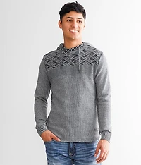 Crossover Hooded Sweater